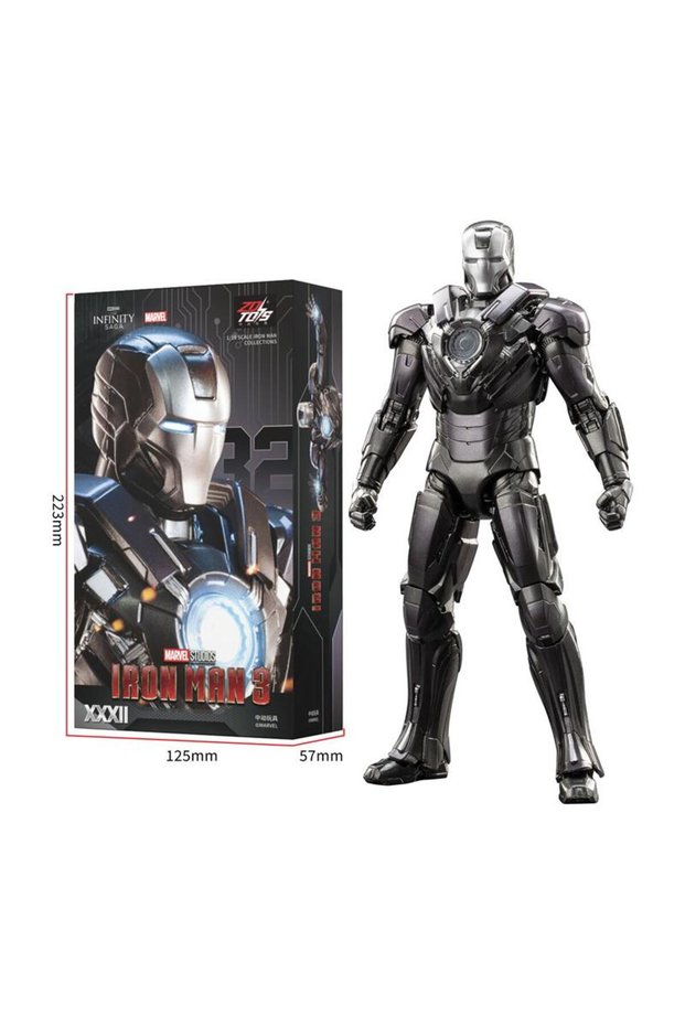 Mark-32 ZD Toys The Avengers Iron Man 1/10 18CM Mark-8 Mark-13 Mark-20 Mark-29 Mark31 Mark32 Mark34
