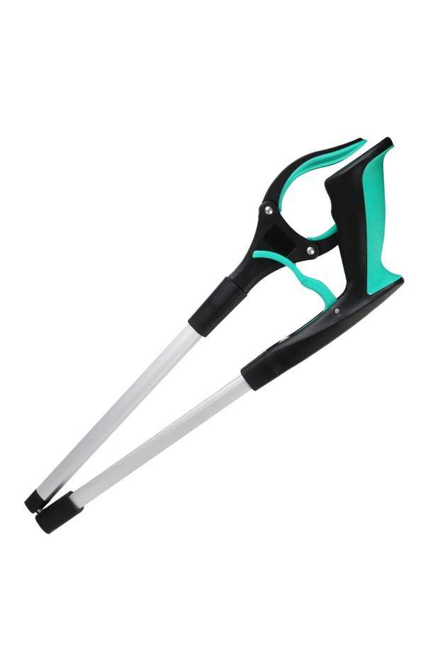 Green Multifunctional Foldable Collapsible Garbage Grabber Gripper Extender Litter Reachers Pickers