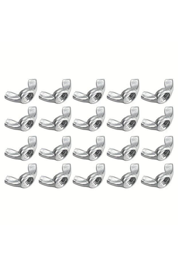 20pcs-M3 20pcs Butterfly Wing Nuts M3 M4 M5 M6 M8 M10 Zinc Plated Wing Nuts Zinc Plated Hand Tighten