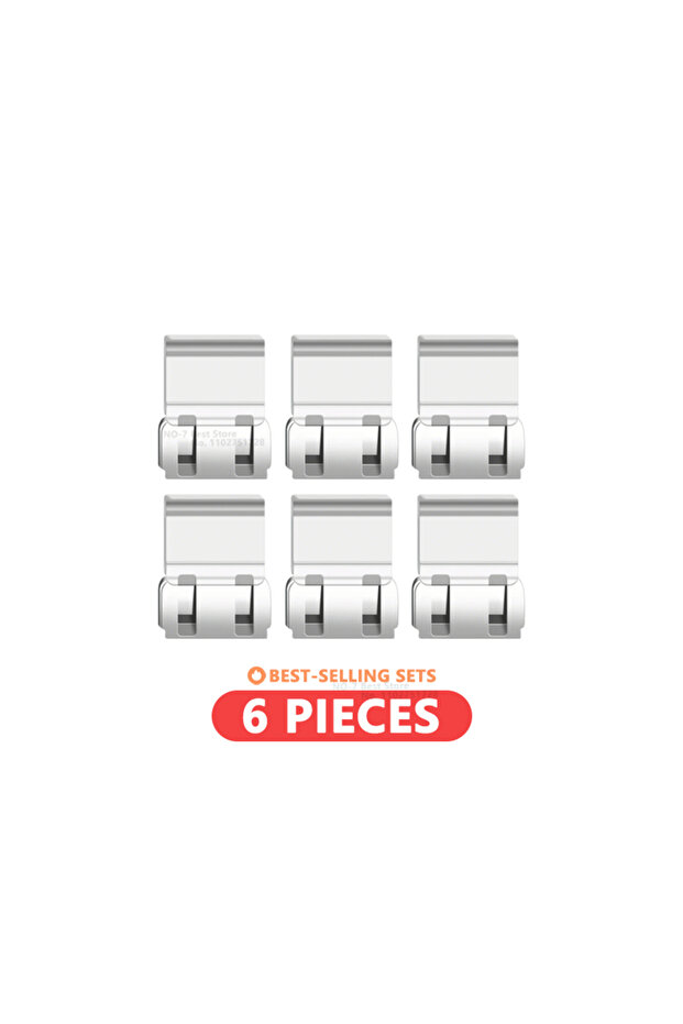 6 Pieces iLMH Invisible Leg Shortening Clip, Non-Slip Pants Edge Clip, Quick Fix Hem Clip, Hidden Pa