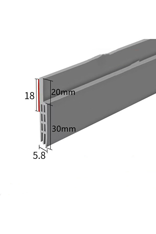 1M Gray 1M-2M-3M Door Bottom Sealing Strip Windproof Dust Stopper Guard Rain Weatherstrip Noise Redu
