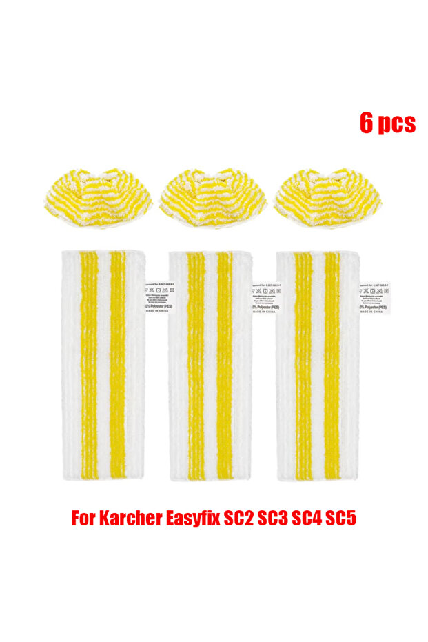 set 9 Fit For Karcher Easyfix SC2 SC3 SC4 SC5 Steam Cleaner Parts Microfiber Cleaning Pad Cover Stea