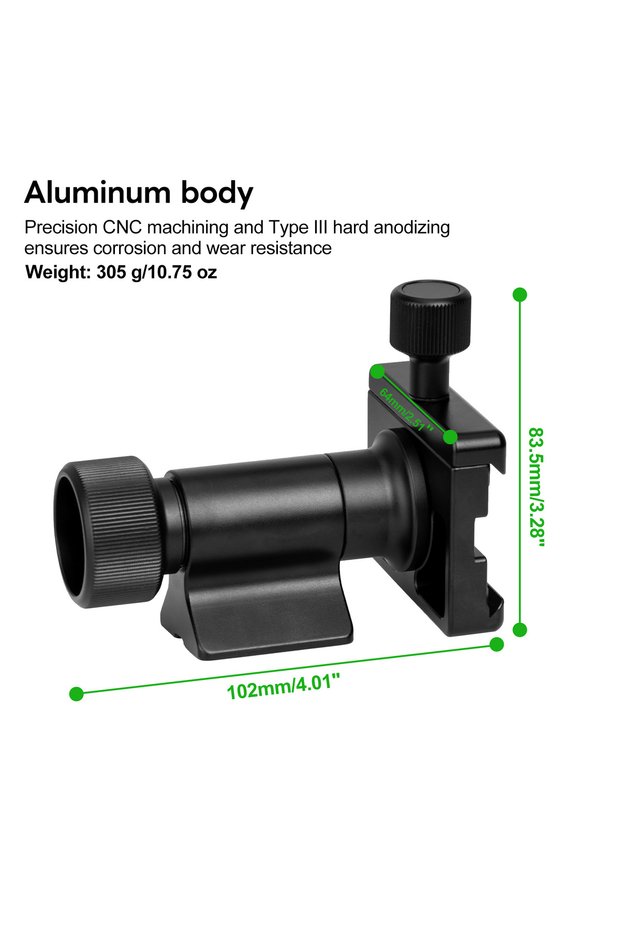 MH-100 Aluminum Alloy Tripod Dovetail Groove Quick Release Camera Bracket Horizontal and Vertical Ad