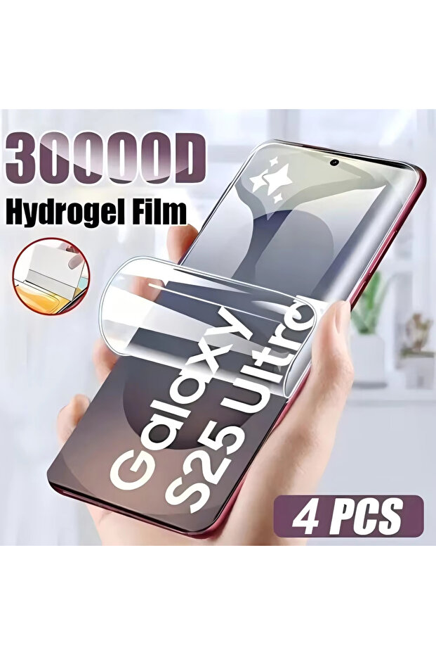 Galaxy S23 FE Hydrogel Film 2PCS 1-4PCS Full Cover Hydrogel Film For Samsung S24 Ultra S25 Plus S23