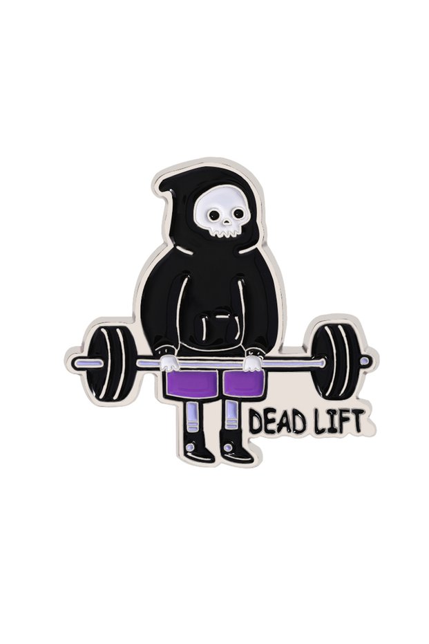 QHXZ4230 Anime Fitness Animals Muscle Mouse Enamel Pins Rooster Frog Egg Fitness Weight Lifting Broo