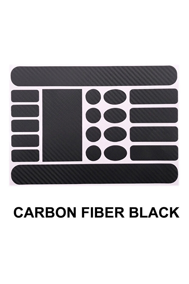 Carbon fiber Black Bicycle Sticker Chain Guard Stickers MTB Road Bike Frame Fork Anti-Rub Protection