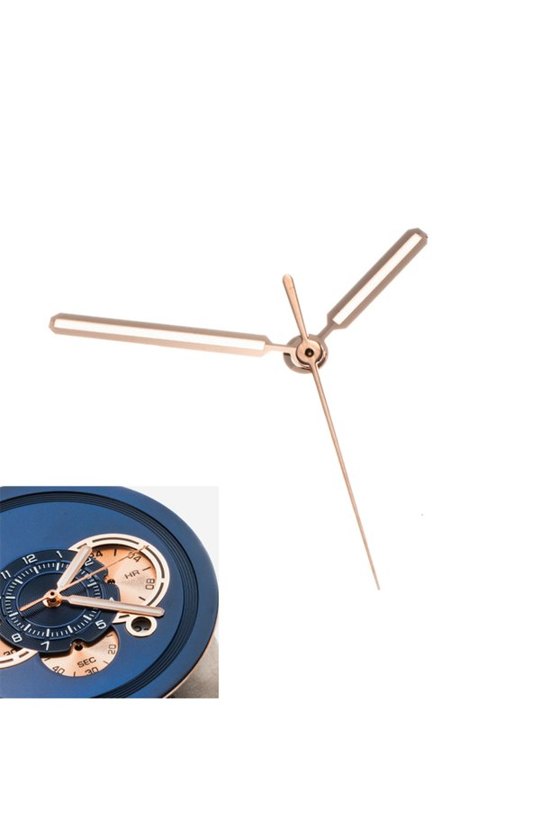 Rose Gold NH35 Silver Gold Black Modified Watch Pointer Luminous Watch Hand For NH35 NH36 Movement O
