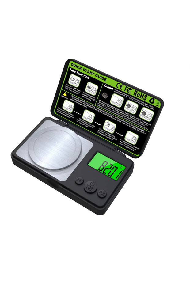 100g 0.001g Mini 0.001g High Precision Milligram Scale LCD Display for Kitchen Lab Jewelry Herbs We