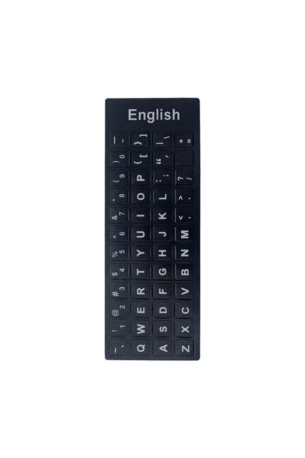 Black English Keyboard Letter Stickers, Computer Keyboard Keycaps Repair Stickers, English Stickers,
