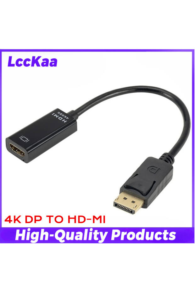 Product C 4K 4K DisplayPort To HDMI-compatible Cable 1080P DP To HDMI-compatible Converter Male To