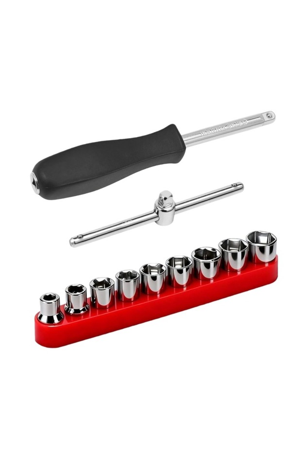 Socket Wrench Set 5-13mm 1/4 Socket Wrench Set Motorcycle Bicycle Repairing Tool Hardware Car Boat A