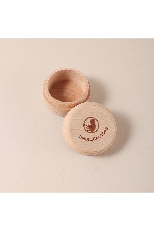 Umblical cord Beechwood Baby Keepsake Box – First Tooth & Umbilical Cord Memory Box, Milestone Treas