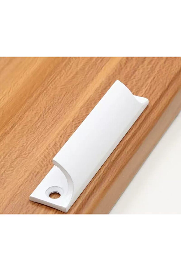 White 1pcs Aluminum Alloy Door Handle Cabinet Wardrobe Drawer Handle Screen Window Aluminum Alloy Do