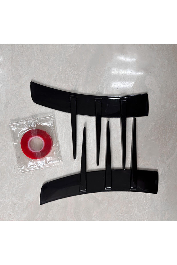Black Universal Motors Fender Decoration Car Anti-scratch Anti-collision Decoration Sticker ABS Car