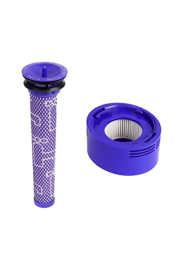 2pc set Dust Bin Filters for Dyson V7 V8 Handheld Vacuum Cleaner Parts Collector Pre Filter Post Fil