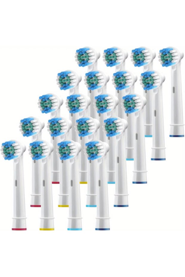 standard 20pcs 4/12/20 Pcs Replacement Toothbrush Heads Compatible with Oral-B Braun Professional E