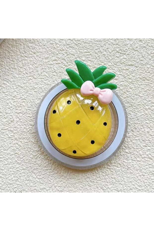 BL Magnetic Holder Grip Tok Griptok Phone Stand Holder Creative Fruit Peach Cartoon Support For iPho