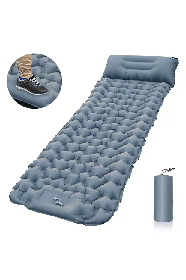 One Seat same as picture Outdoor Sleeping Pad Camping Inflatable Mattress with Pillows Travel Mat Fo