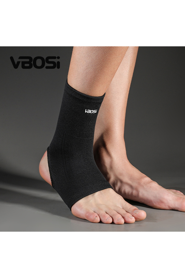 XL Black 1 Pc Elastic Breathable Ankle Support Brace Running, Sports, Daily Wear