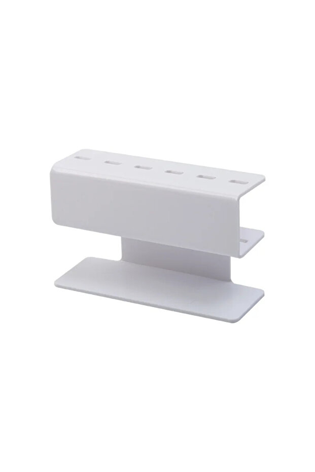 WHITE 6-hole acrylic eyelash extension tweezers display stand, tweezers stand, eyelash extension sto