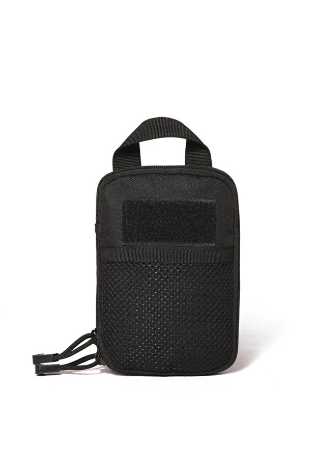 black Tactical Molle EDC Tool Bag First Aid Kit Pouch Cell Phone Pouch Holder Waist Pack Travel Medi