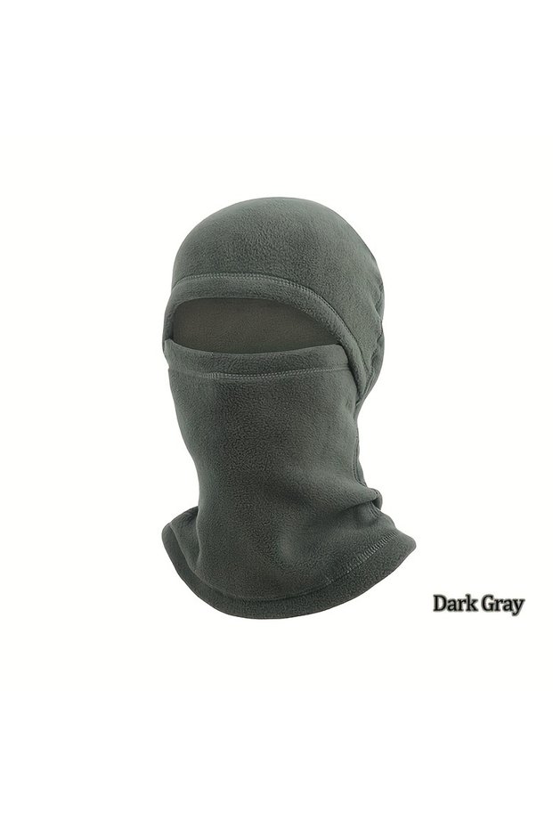 dark grey Outdoor Function Wind Mountaineering Skiing Cold Pullover Cap Windproof Full Face Mask Ne