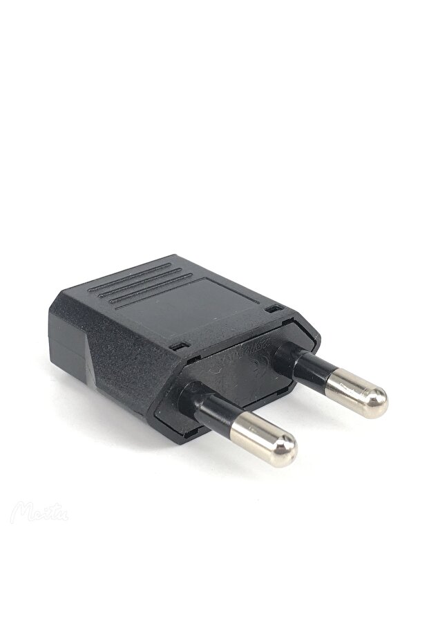 4.8mm pin Type 1 Black 1pcs Power Plug Adapter US To EU Euro Europe Plug Power Plug Converter Travel