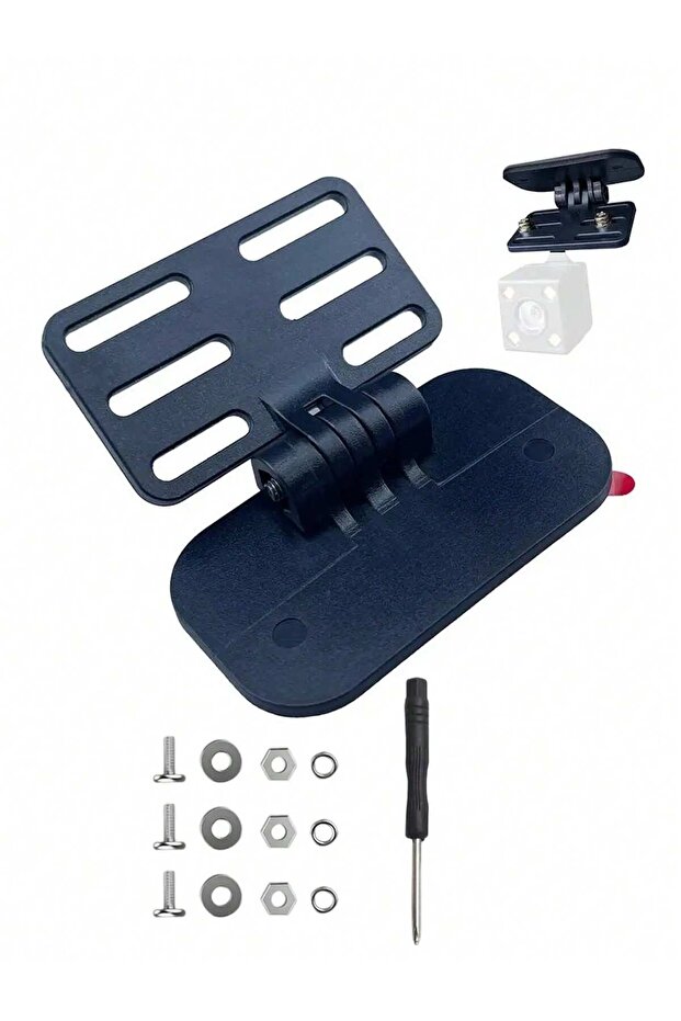 Camera bracket Universal Rear Camera Mount: ABS Windshield Bracket, No-Drill Peel & Stick, Adjustabl