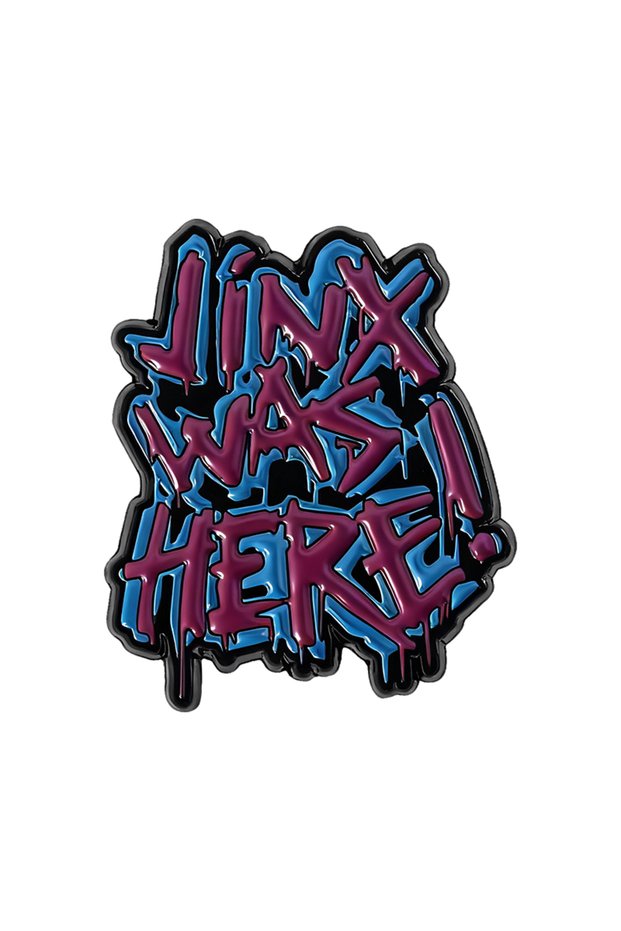 QHXZ5042 Arcane Jinx Was Here Enamel Pins Cool Game Quotes Slogan Brooches Badge Lapel Pin Punk Acce