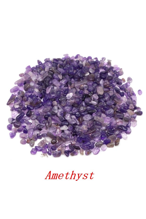 100g Amethyst Natural Crystal Gravel Specimen Rose Quartz Amethyst Home Decor Colorful for Aquarium