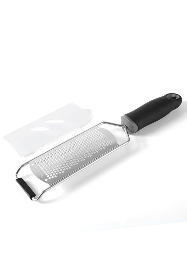 Black Mill Cheese Grater Stainless Steel Lemon Zester Citrus Ginger Garlic Grater Long Handle Vegeta