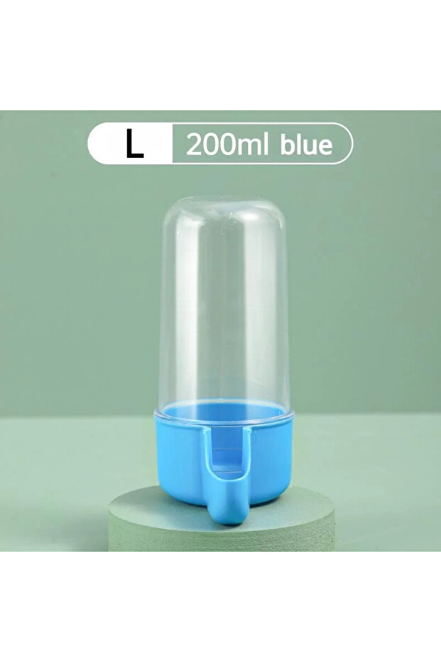 Blue-L Hanging Pet Feeder Squirrel Parrot Water Dispenser Pet Bird Food Box Cage Accessories Birds S