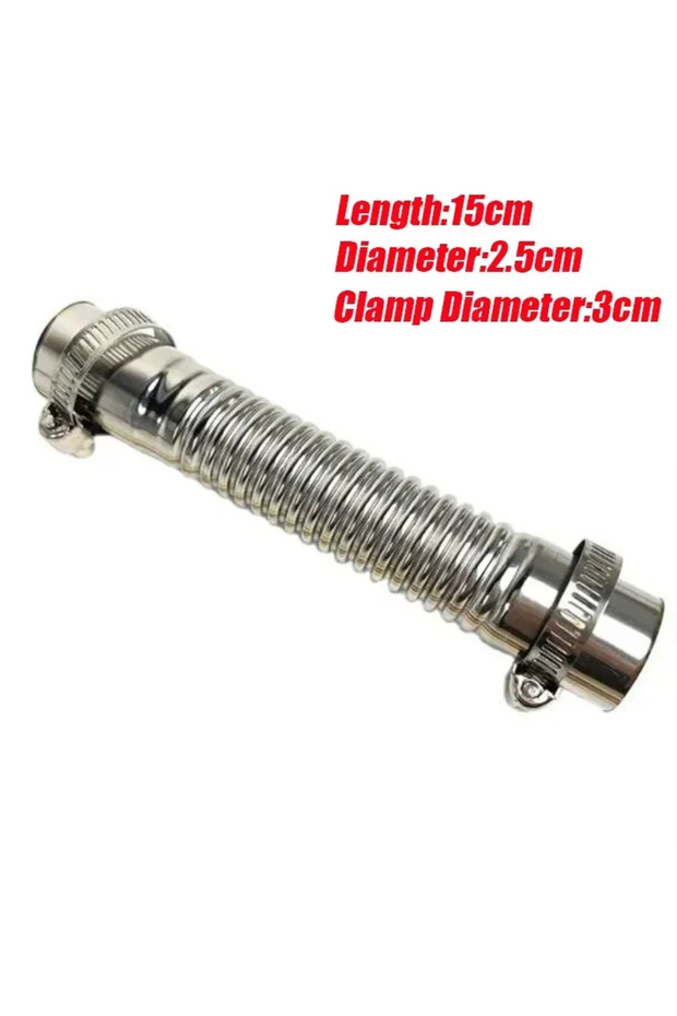 PYG-15cm 60cm-300cm Air Diesel Parking Heater Stainless Steel Exhaust Pipe Tube Gas Vent Hose Connec