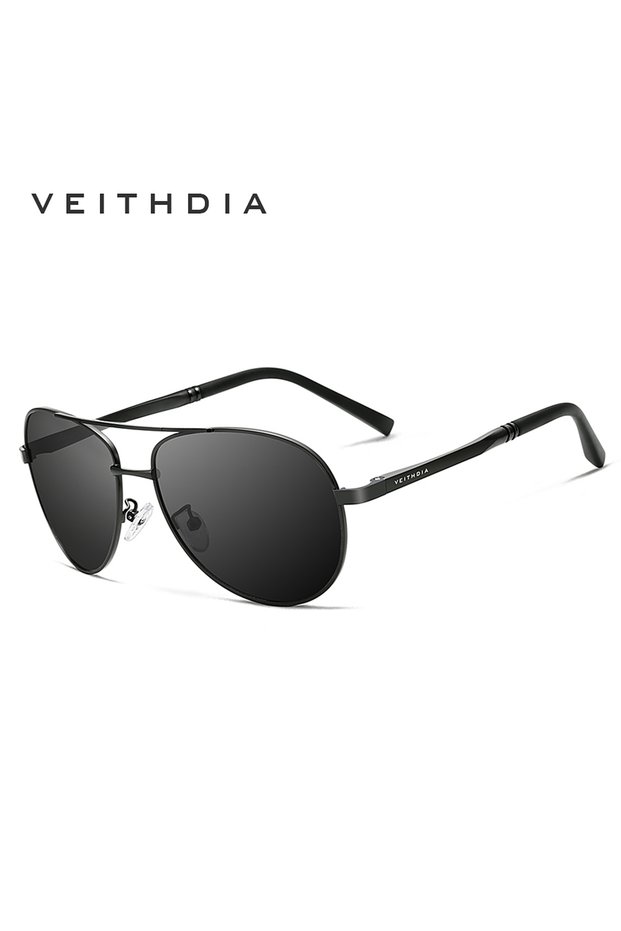 box add cloth black VEITHDIA Brand Sunglasses Men Polarized UV400 Sun Glasses Outdoor Sports Driving