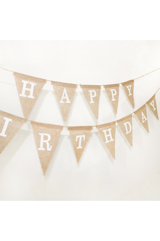 Happy 1Pcs Happy Birthday Flag Is Used For Home Room Decoration DIY Parties Birthday Gatherings Deco