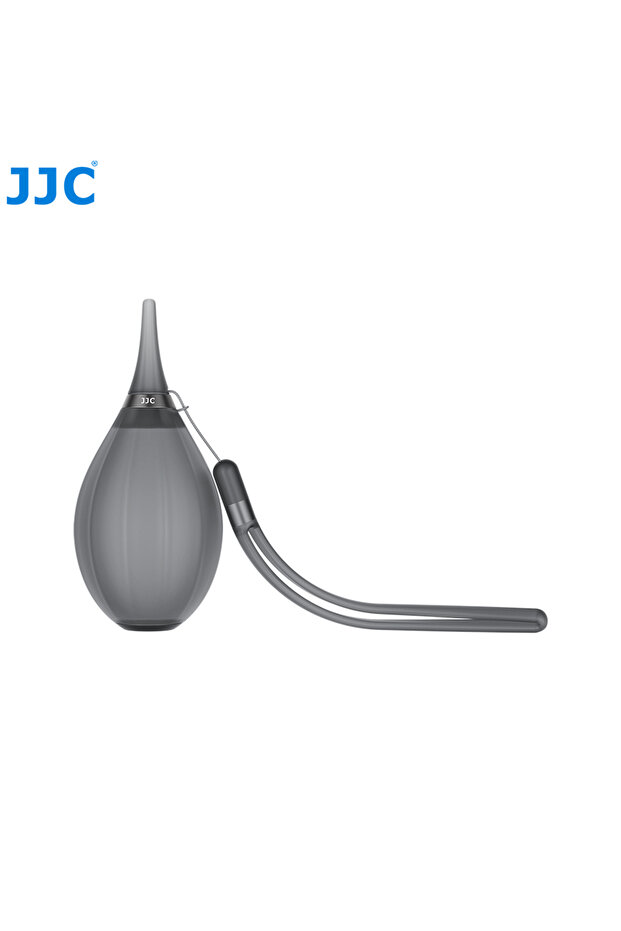 grey JJC Professional Air Blower Strong Air Dust Blower Lens Blower with Strap for Nikon Canon Ca..