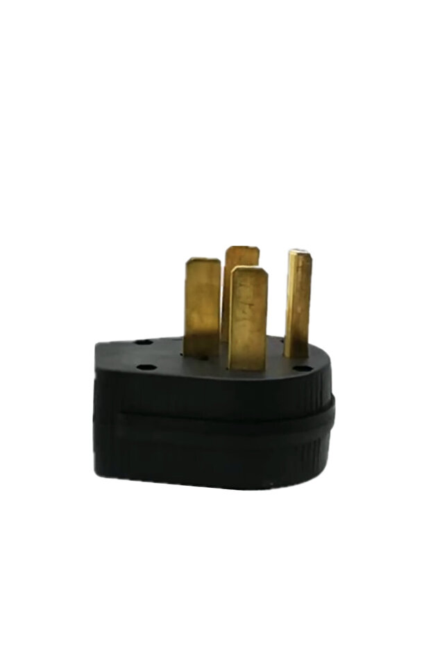 plug Black UL 50A 250V 125V NEMA L14-50P L14-50R Industrial twist lock power plug 4Pole panel Recept