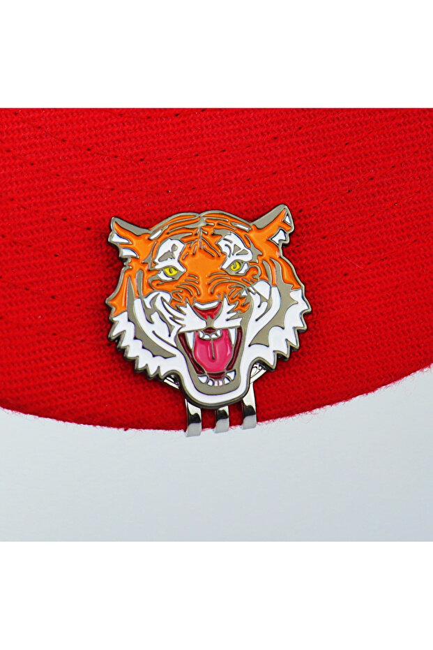 Silvery New Golf Accessories Golf Ball Marker Hat Clip Creative TIger Ball Mark LY5872