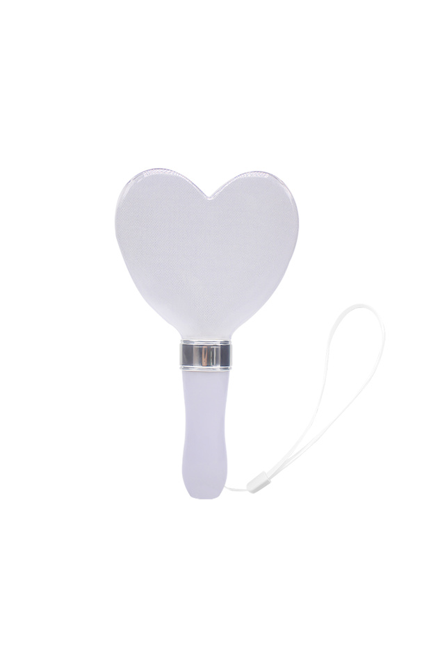 WHITE 15 Colors LED Glow Sticks Heart Shaped Battery Powered Glow Sticks Wedding Birthday Party Cele