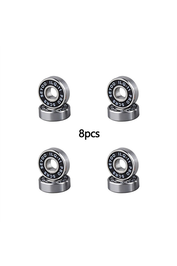 black 8PC bearings ILQ-11 high-speed bearings are suitable forskateboard long board inline roller sk