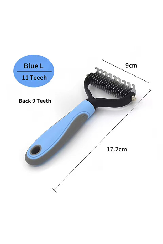 L Dog combs Pet Deshedding Brush Dog Cat Grooming Tool Hair Fur Remover Undercoat Knot Cutter Comb f