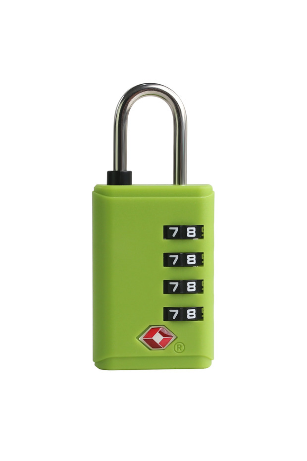 Light green Portable Padlock Tsa Customs Lock 4 Dial Digit Combination Lock Anti-Theft Lock Safely C