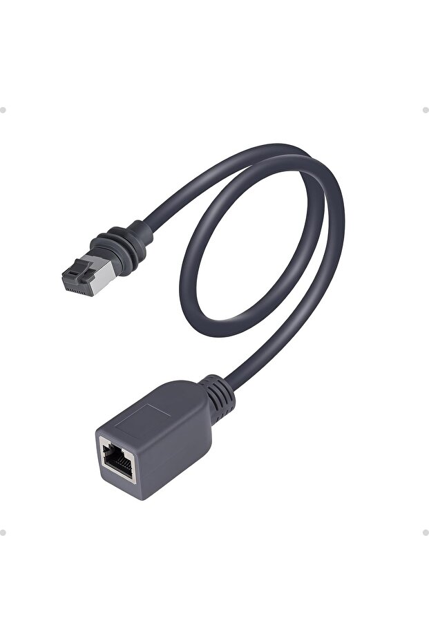 0.2 m A Ethernet Adapter for Starlink Standard/Gen 3 and Mini, Waterproof Barrel Jack, 24AWG CAT5E 1