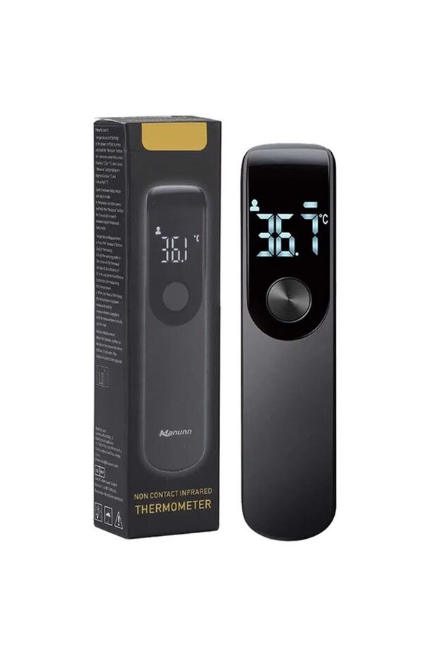 W593-black-1pc New Digital Infrared Thermometer | Non-Contact Medical-Grade | High Sensitivity | Cel