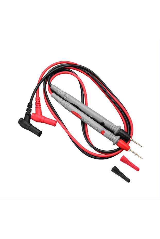 Silver Multimeter Probe Test Line Multimeter Test Leads 1000V/20A (Gold-Plated Special Tip)