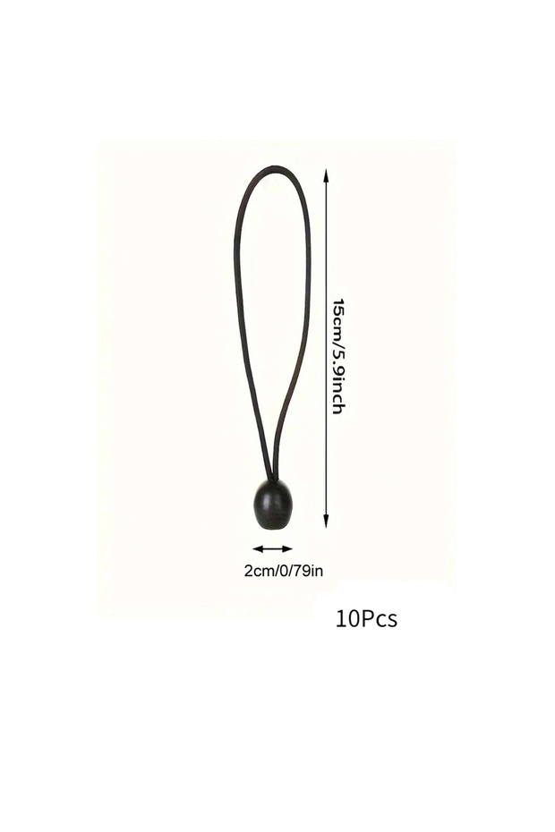 10Pcs 5/10/50/100Pcs Outdoor Elastic Ball Rope Ball Bungee for Camping Tent Cargo Heavy Duty Tarp