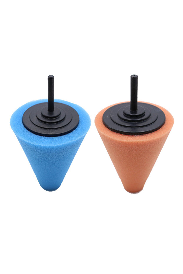 2 Pcs Other Other 1set 2pcs/set Car Hub Polishing Sponge Grinding Head Metal Plastic Grinding Conica