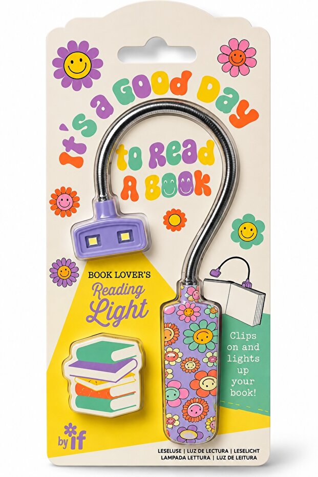 Book Lover's Reading Light Book Reading Lamp - It's a Good Day
