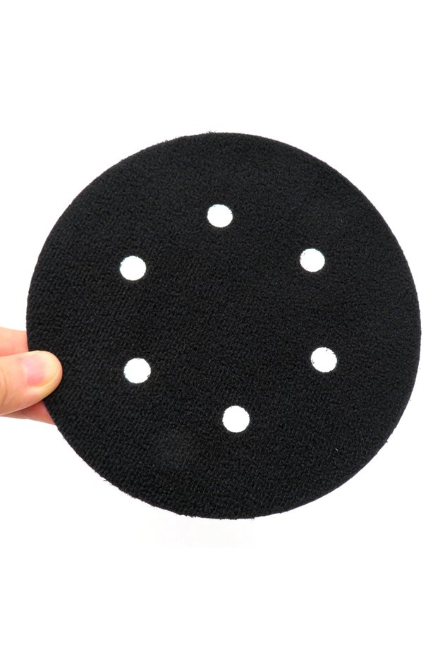 6 Inch 6 Holes 2PCS 6 Inch(150mm) Ultra-thin Surface Protection Interface Pad for Sanding Pads and