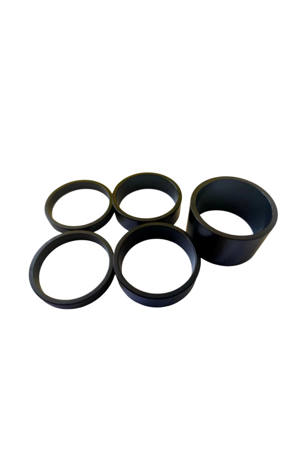 Different size 5pcs 5PCS Aluminum Alloy Bicycle Headset & Handlebar Stem Spacers Set of 5MM,10MM,20M